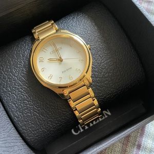 COPY - Citizen Eco-Drive gold solar watch